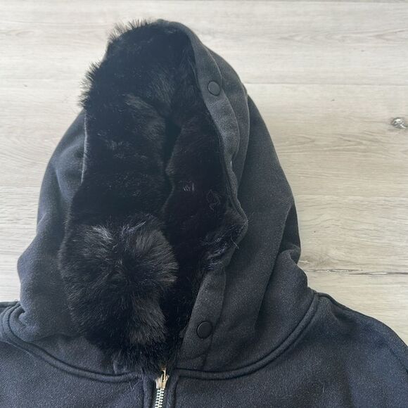 Takeover Heavyweight Full Zip Hoodie Black L NWOT - Picture 6 of 9